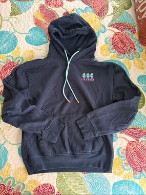 Navy Blue Men's Hoodie Sweatshirt